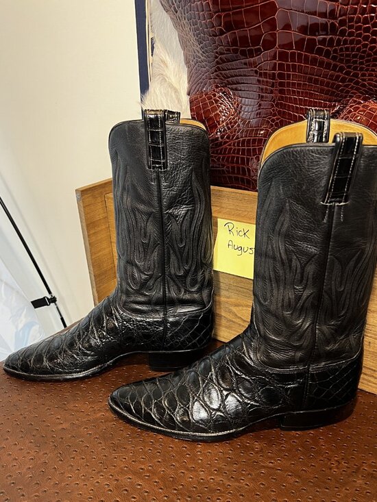 Murga Boot Co. Giant American Alligator Cowboy Boots in Men\'s Size 11D main image 5